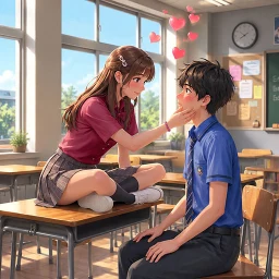Symbol von Sakura School Life : Anime Sim